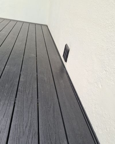 Composite decking cork